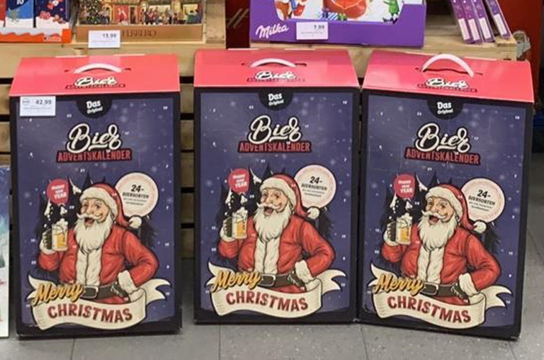 Auch Bier-Advenstkalender stehen bei EDEKA Deckenbach zum kauf bereit
