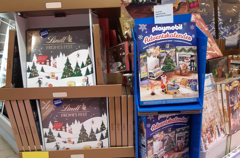 In den EDEKA-Deckenbach-Märkten wartet eine große Vielfalt an Adventskalendern für Groß und Klein