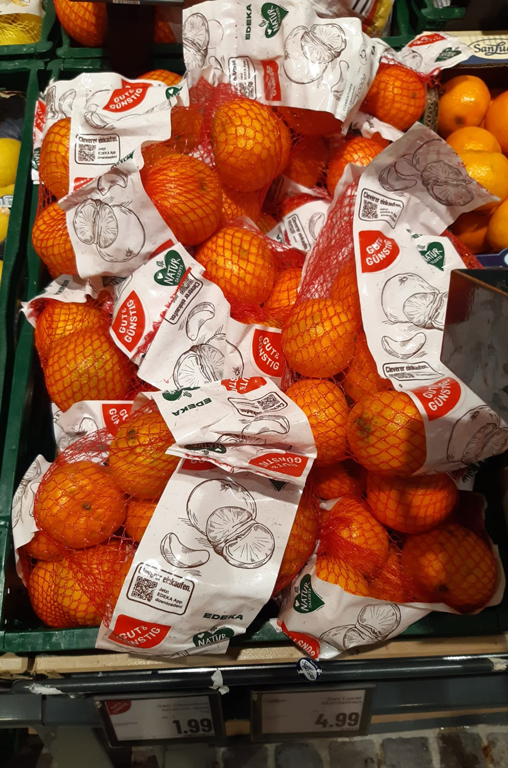 Frische Orangen von der EDEKA Eigenmarke GUT&GÜNSTIG
