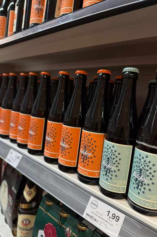 Vierschiedene Bierflaschen von der Eulchen Brauerei