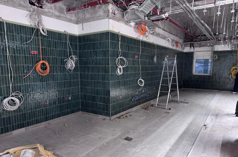 Der Umbau im EDEKA-Deckenbach-Markt in Hartenberg schreitet planmäßig voran