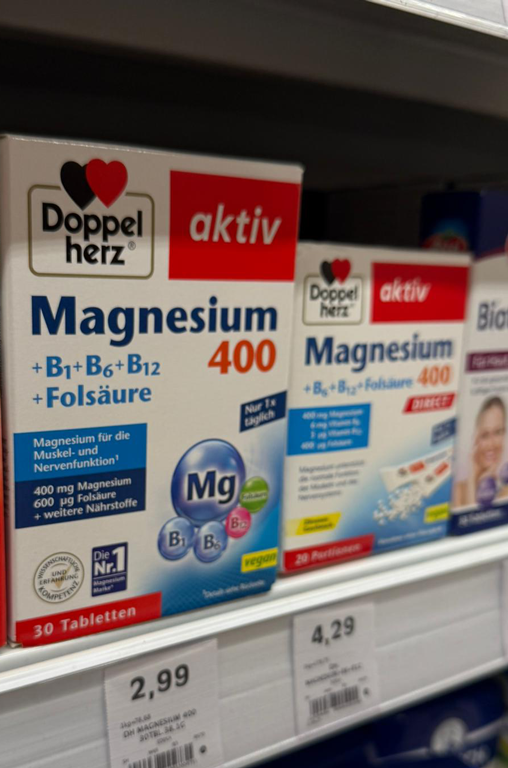 Doppelherz-Produkte in der Arzneiabteilung von EDEKA Deckenbach