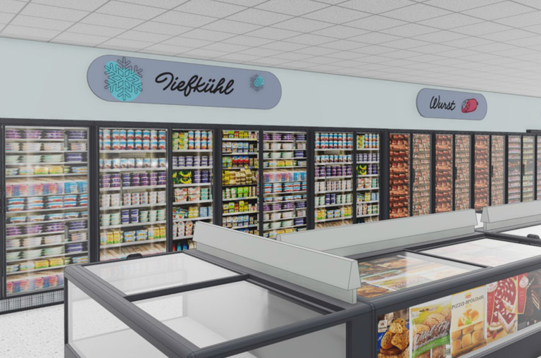 Grafik Marktumbau EDEKA Deckenbach Mainz-Laubenheim