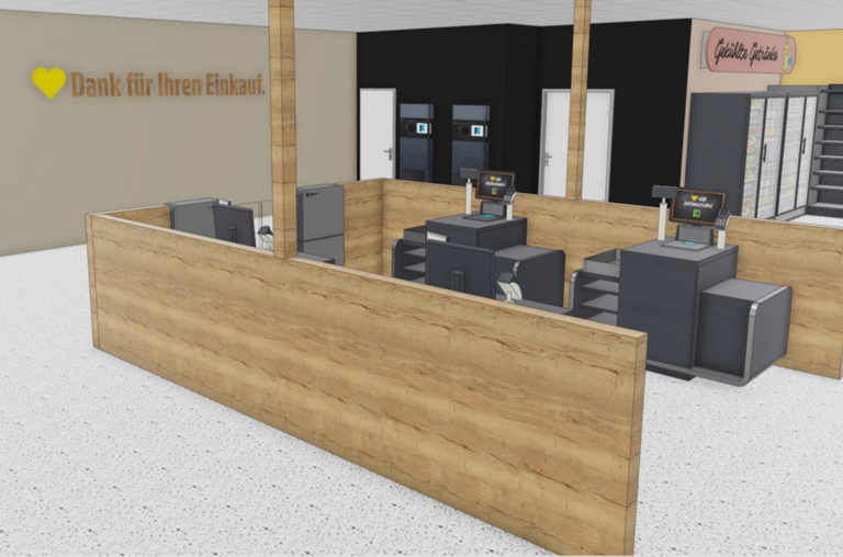 Grafik Marktumbau EDEKA Deckenbach Mainz-Laubenheim