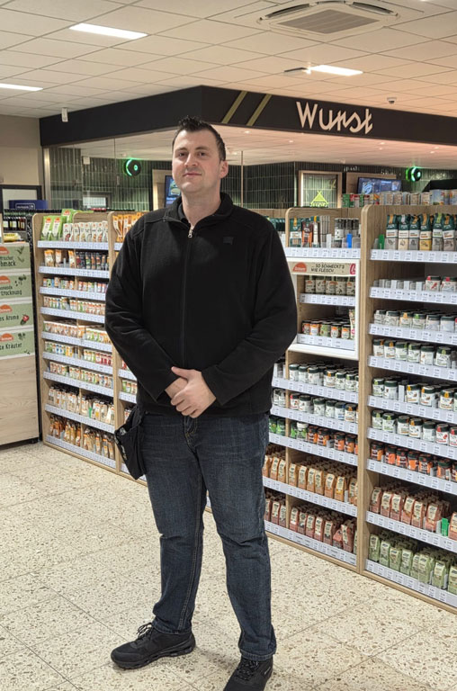 Dario Pavic, seit Juli 2024 Marktleiter bei EDEKA Deckenbach in Mainz-Hartenberg