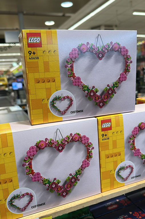 Lego zum Valentinstag