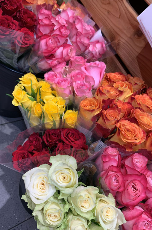 Blumen zum Valentinstag