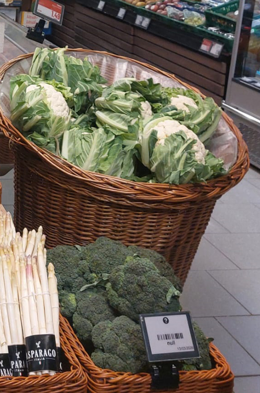 Frühlingsfrische im Einkaufswagen