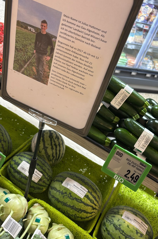 Bio-Gemüse vom Kronenhof