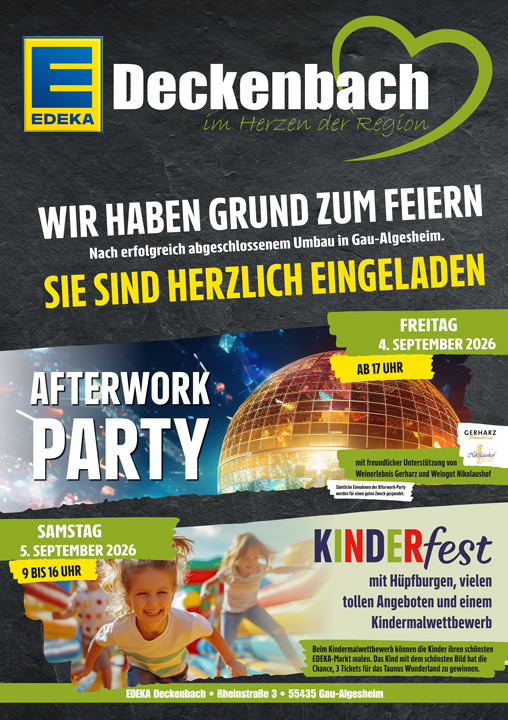 Wir feiern in Gau-Algesheim